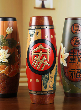 博古架摆件放酒柜的花瓶家居饰品中式创意客厅电视柜摆设结婚礼物