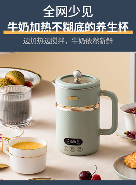 AIEECE艾晞电炖杯家用多功能小型养生壶电热搅拌杯热牛奶烧水煮茶