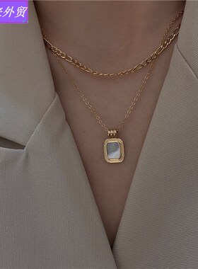 极速elegant temperament clavicle chain simple sweater chain