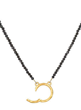 欧美不锈钢大象莲花爱心单吊坠项链炉内真空电镀18K金保色