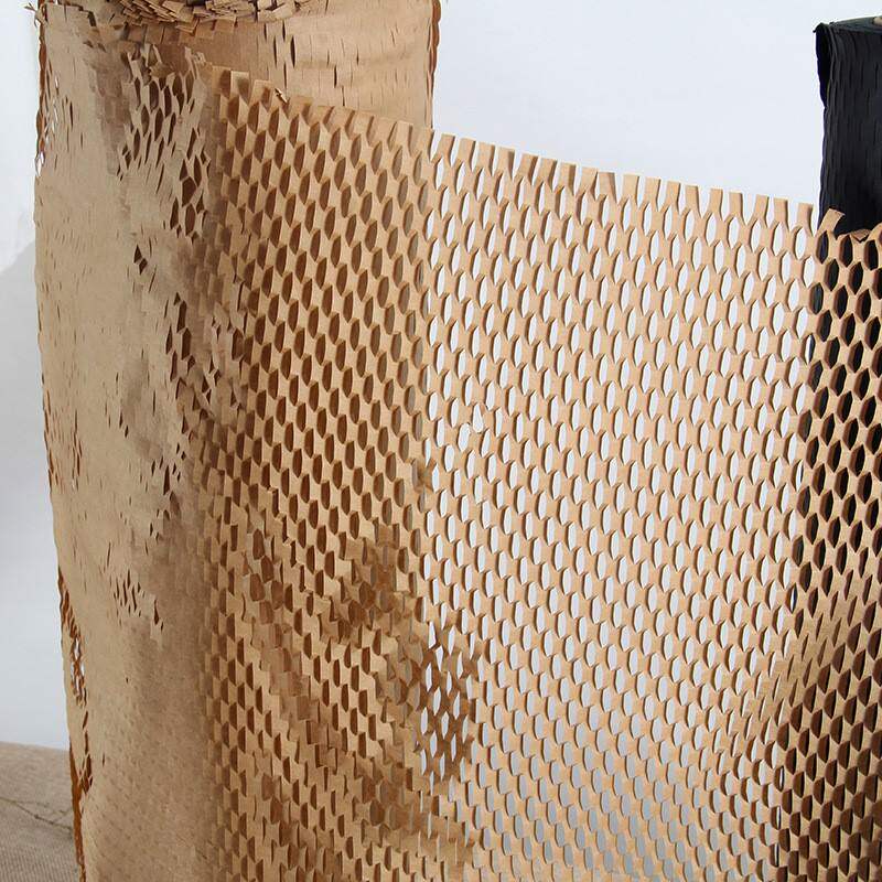 Kraft Wrapping Paper Honeycomb Cushioning Wrap Roll - 图0