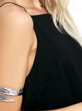 夸张遮挡走秀演出纹身环伤疤手镯网红臂环超炫臂臂环欧美个性