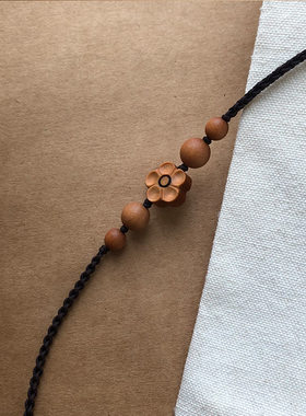 极速本命年桃木手链护身手串女款佛珠转运桃花平安手绳闺蜜女友礼