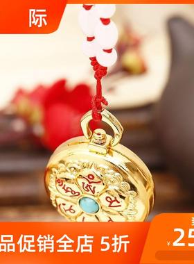 可以放东西的项链可打开小盒子放平安符吊坠空心挂件男女士小瓶