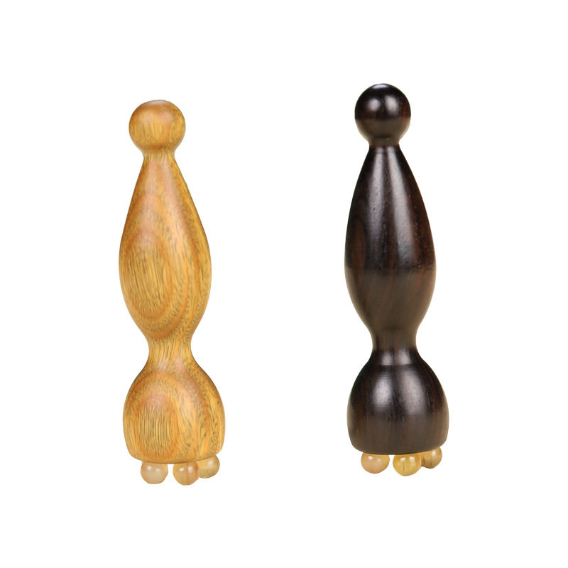 绿檀木小莲蓬眼部按摩棒羊角面部按摩器拨筋棒点穴位护肤女士专用,淘宝优惠券,粉丝福利购,淘宝优惠卷