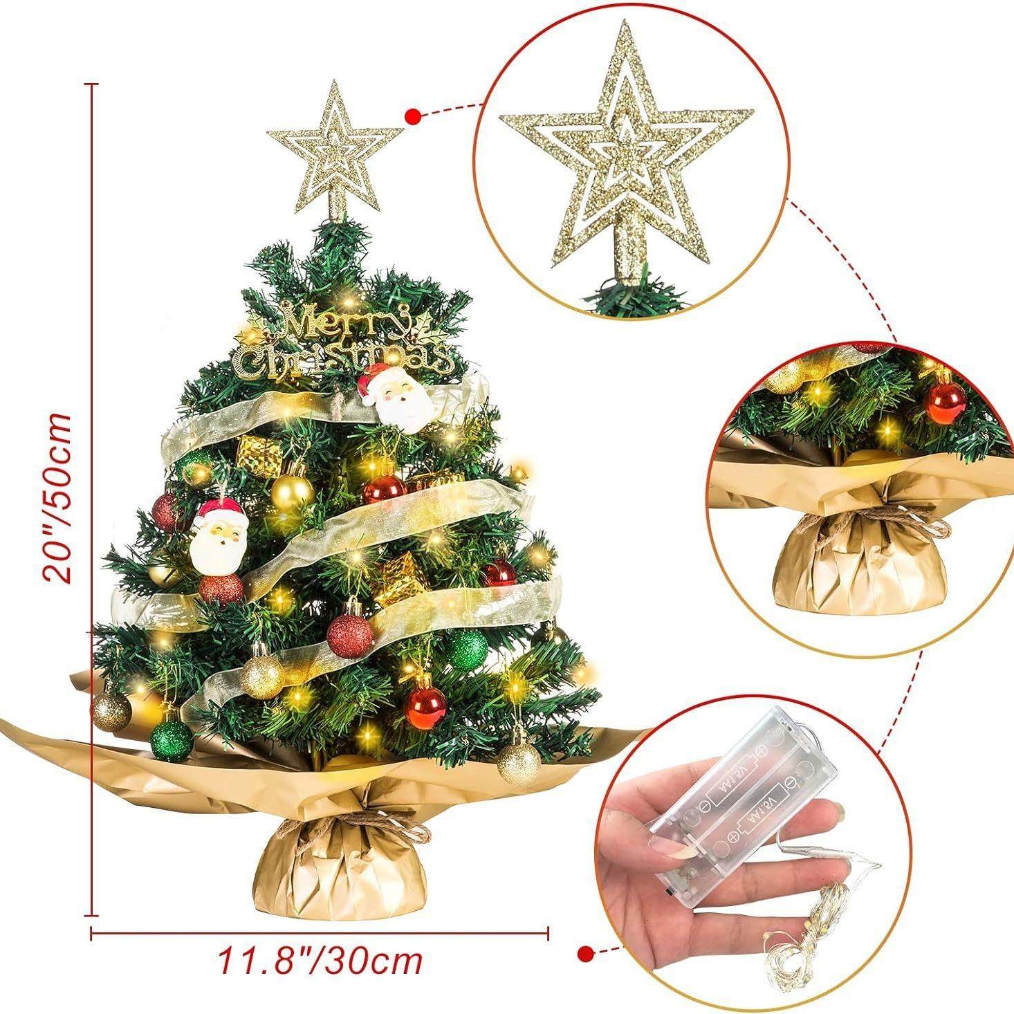 工厂直销小型迷你圣诞树套餐白色粉色60cm桌面摆件装饰品,淘宝优惠券,粉丝福利购,淘宝优惠卷