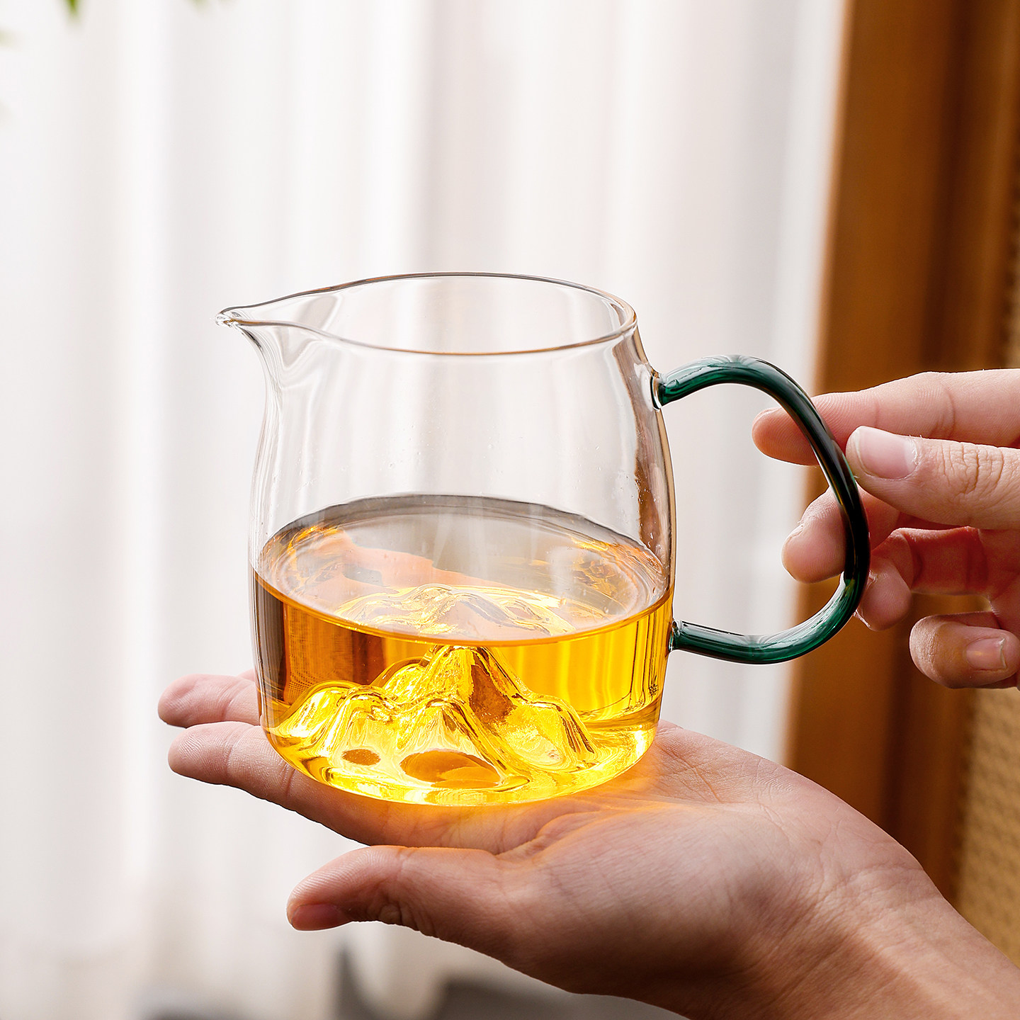 加厚高硼硅圆满山雅观山公道杯假山玻璃分茶器玻璃公杯功夫杯茶具,淘宝优惠券,粉丝福利购,淘宝优惠卷