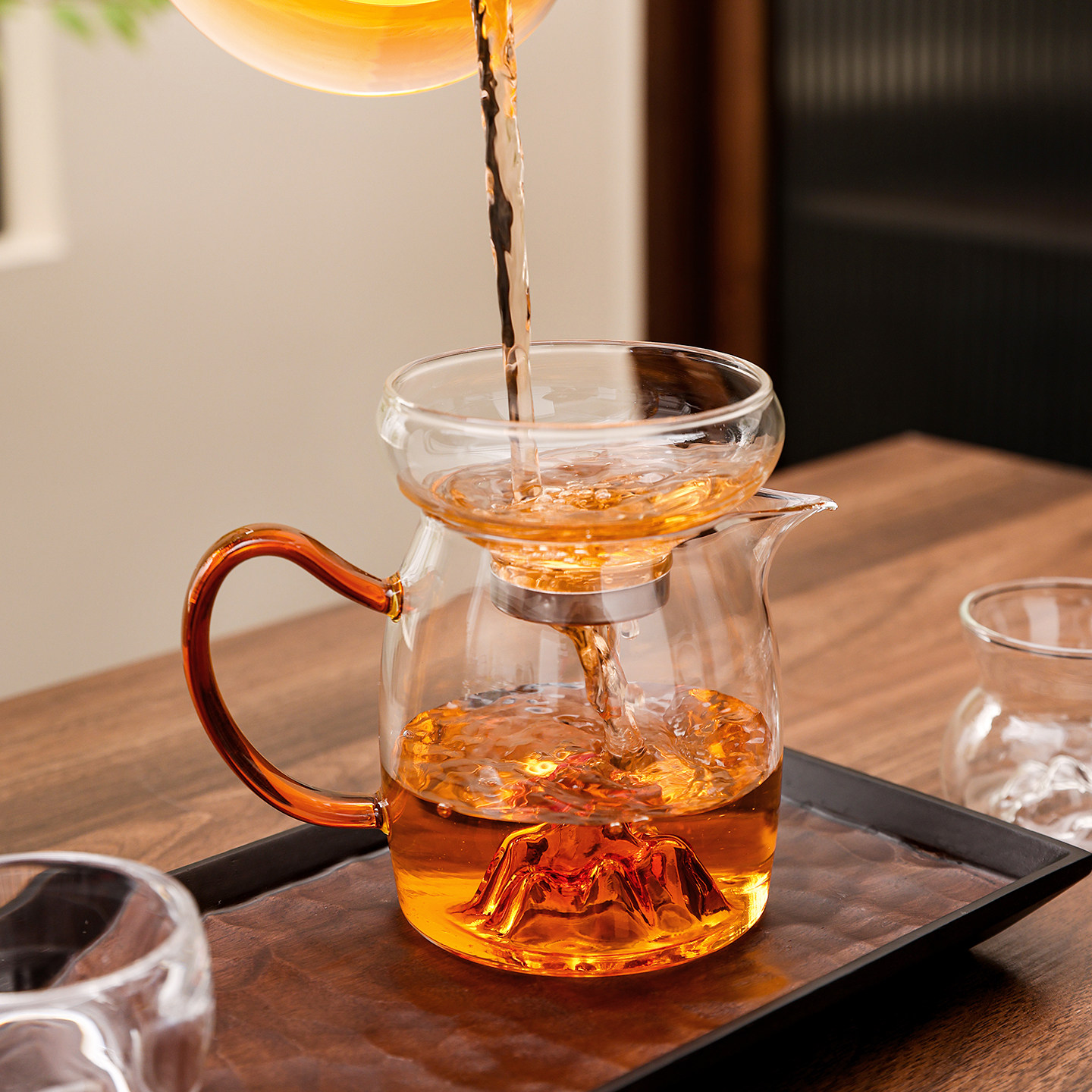 加厚高硼硅圆满山雅观山公道杯假山玻璃分茶器玻璃公杯功夫杯茶具,淘宝优惠券,粉丝福利购,淘宝优惠卷