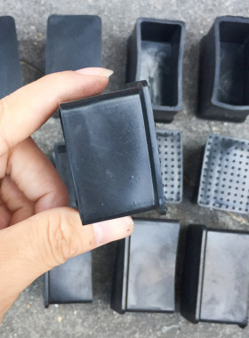 优质方形胶脚套不锈钢管外塞软胶外套家具脚垫管塞堵头方管脚架套