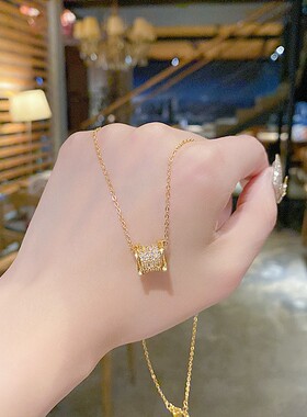 ins潮个性同款小蛮腰钛钢