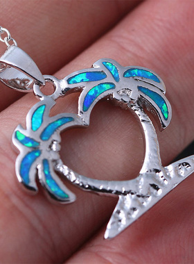 FDLK  Hot New Arrival Cute Ocean Beach Jewelry Blue Opal Sea