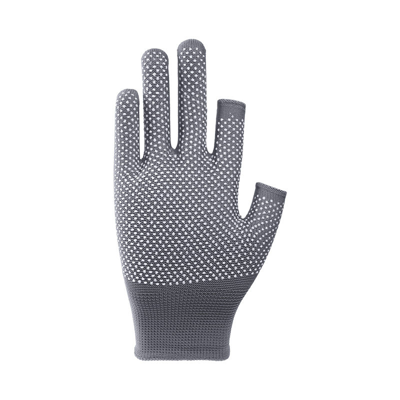 右手手套单只左手劳保耐磨露指触屏点珠防滑透气尼龙手套弹力贴手,淘宝优惠券,粉丝福利购,淘宝优惠卷