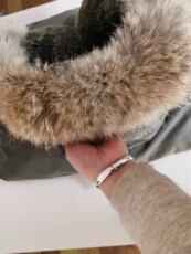 меховой воротник n3b真领单卖狼n2b狼毛领更换专业郊北美郊毛毛领订joo制卿卿