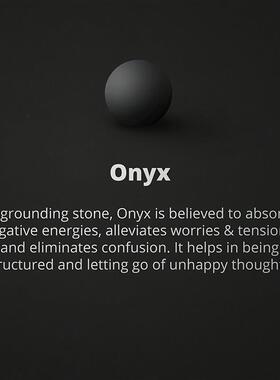 男士黑色火山石玛瑙手链