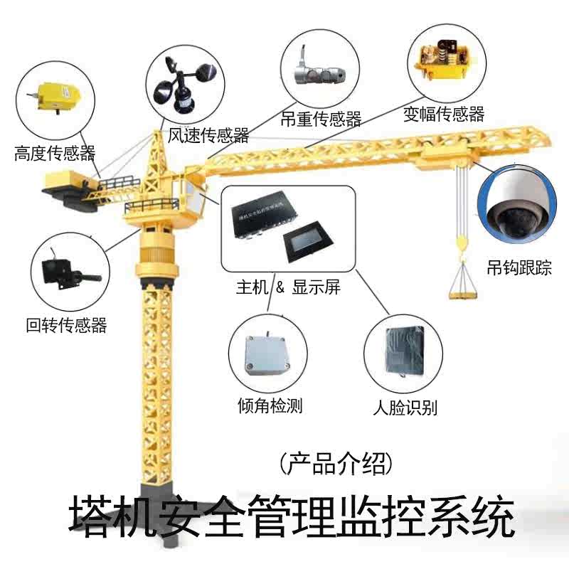 塔机塔吊黑匣子吊钩可视化视频盲区监控升降机安全监测防碰撞系统