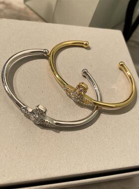 满钻土星手镯闪耀手环精工直播爆款