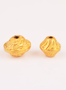 圆墩编绳串珠文玩金配件