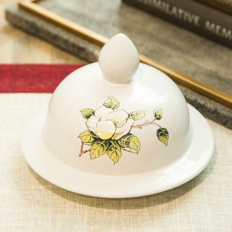 将军罐陶瓷摆件现代简约插花花瓶白色花鸟室内装饰工艺品陶瓷摆件,淘宝优惠券,粉丝福利购,淘宝优惠卷