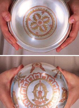 颂钵八吉c祥钵乐器尼泊尔手工纯铜音碗瑜伽静心音疗钵冥想碗民乐