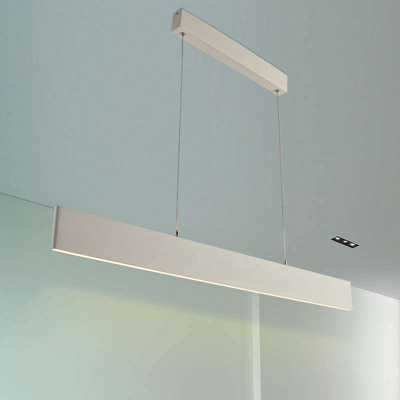 现代简约个性长条吊线LED吊灯办公室会议室商业前台家居书房餐厅,淘宝优惠券,粉丝福利购,淘宝优惠卷