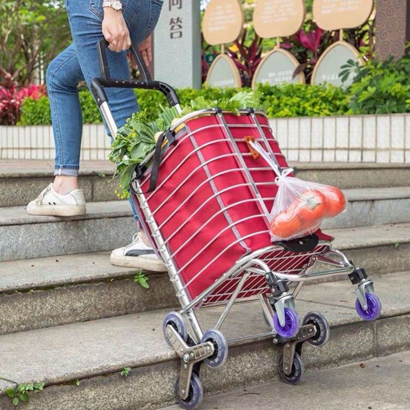 便携购物车买菜车小拉车手拉车爬楼折叠I家用老人推车拉货拉杆拖,淘宝优惠券,粉丝福利购,淘宝优惠卷