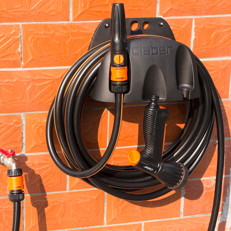 家用花园软管收管卷管器浇花洗y车水管水枪接头收纳盘管绕管水车 - 图2