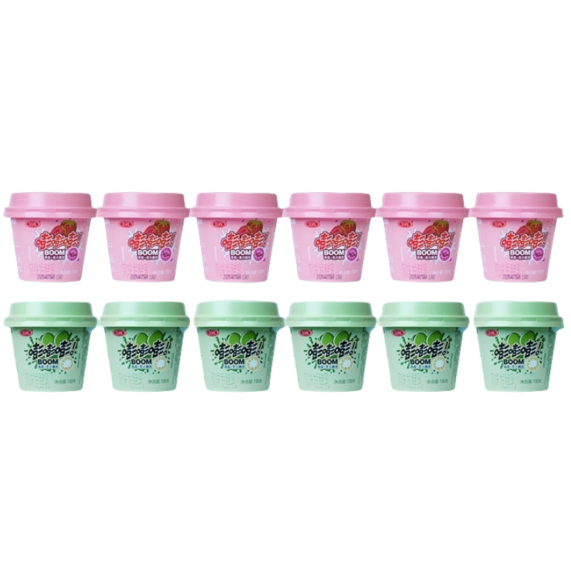 【顺丰包邮】三元嘭嘭嘭风味发酵乳三元爆珠酸奶130g*12杯双口味 - 图3