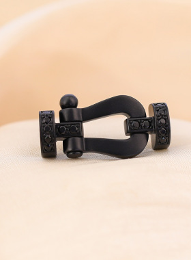 小红书爆款纯银本命年手绳黑武士