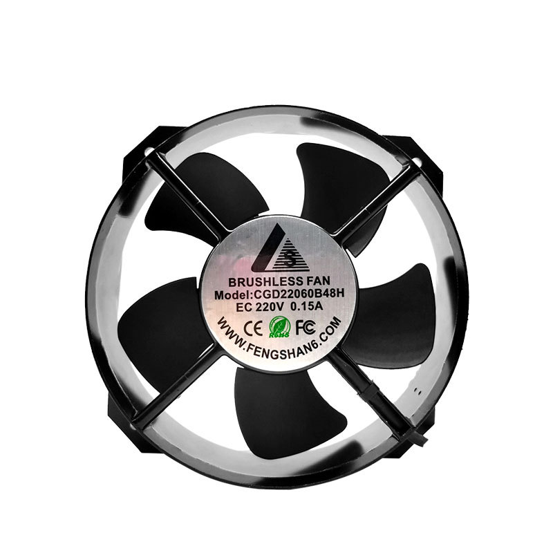 Half frame CG22060EC AC and DC cooling fan 220V welding industrial chassis cabinet axial flow exhaust fan