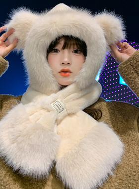 新款女士帽子保暖可爱