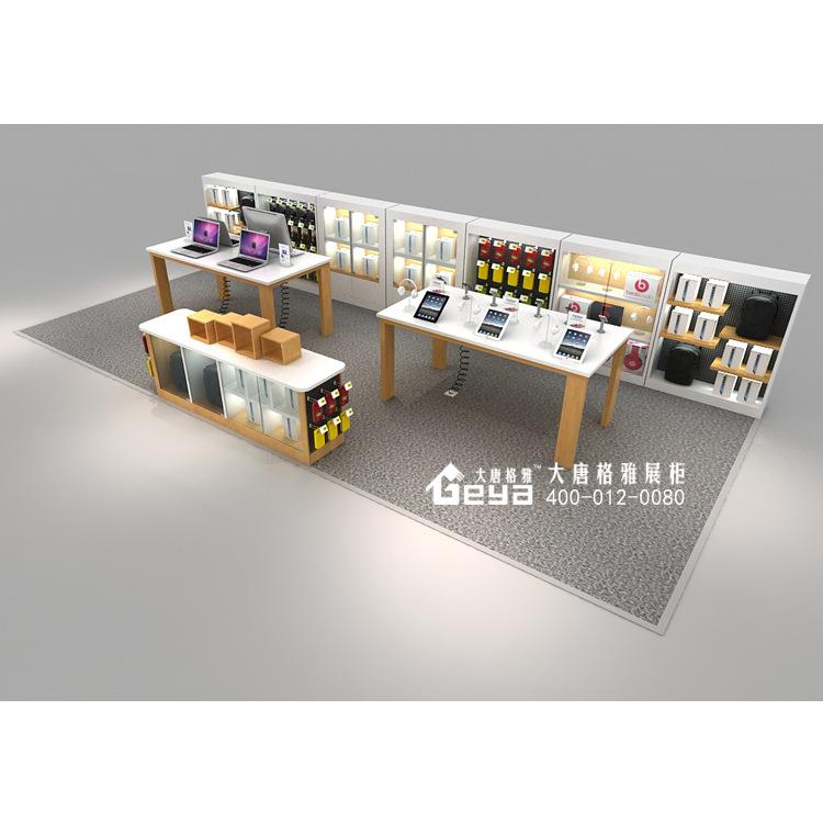 数码柜台手机展示柜商业展柜设计制作用户体验区展柜厂 - 图1