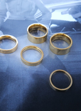 Modyle High Quality Fashion Simple Gold Color Stainless Stee