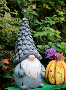 地精摆件小矮人精灵花园庭院户外甘道夫装饰霍比特人背景民宿拍照