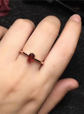 戒指水晶天然黄托帕石碧玺女绿欧泊紫捡漏设计石榴石月光活口宝石