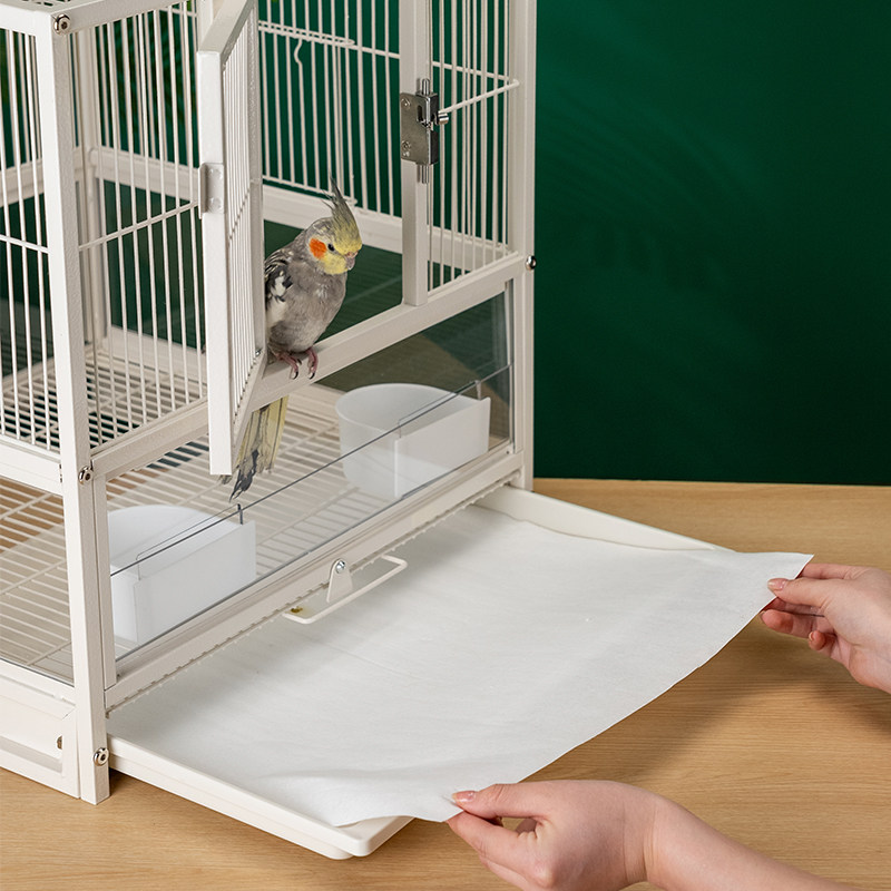 啾星人鸟笼托盘垫纸加厚一次性粪便垫纸鹦鹉笼配套无纺布清洁尿垫,淘宝优惠券,粉丝福利购,淘宝优惠卷