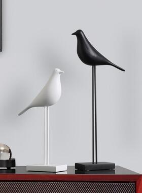 现代简约家居装饰品摆件摆设欧式样板间工艺品客厅办公室北欧小鸟