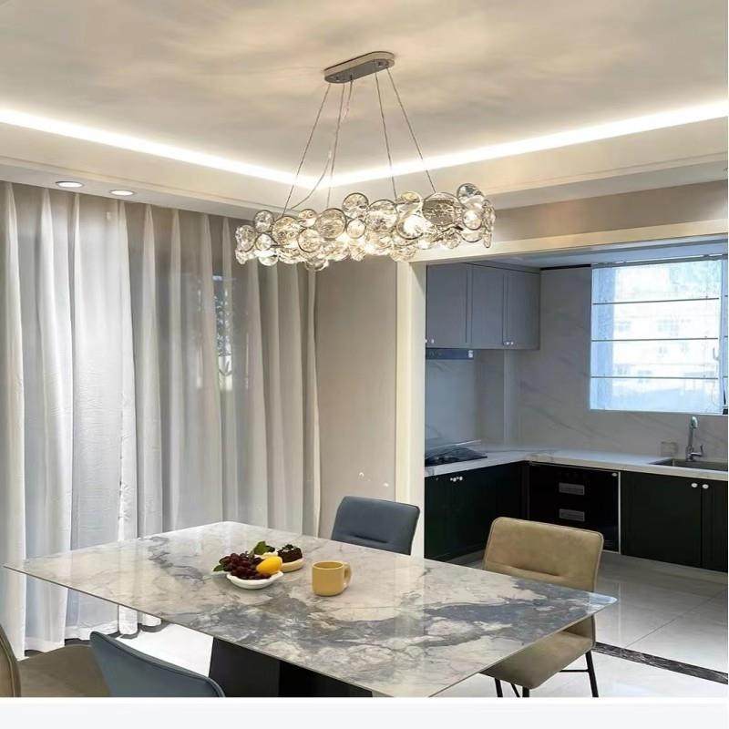 轻奢吊灯客厅主灯现代简约大气水晶灯设计师款泡泡卧室灯北欧灯具,淘宝优惠券,粉丝福利购,淘宝优惠卷
