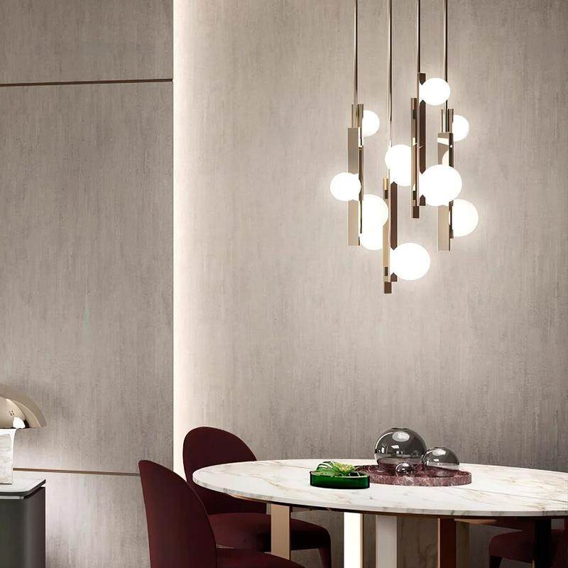 现代设计师餐厅吊灯北欧风吧台LED灯具卧室床头奶白罩魔豆玻璃灯,淘宝优惠券,粉丝福利购,淘宝优惠卷
