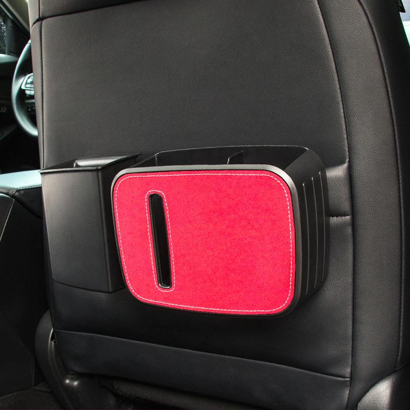 车载车11278垃圾置物箱雨伞纸巾盒用收纳兜储物盒箱汽桶车内饰用 - 图0