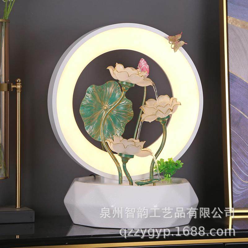 陶瓷喷泉流水摆件生财加湿器鱼缸客厅房间办公室装饰品水景观礼品,淘宝优惠券,粉丝福利购,淘宝优惠卷