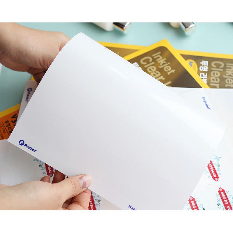 韩国Printec普林泰科A4打印标签地址标签12枚-21枚/页100页 - 图3