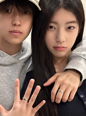 DVNRR萌宠誓约原创简约戒指可爱情侣对戒s925银七夕礼物送男女友