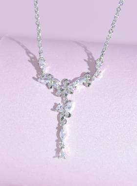 【七夕礼物】DVNRR紫藤花梦 设计师原创紫藤花项链精致百搭高级感