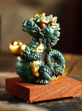 速发故宫龙件摆生日礼物桌创装饰国潮文面伴手礼乔迁新居