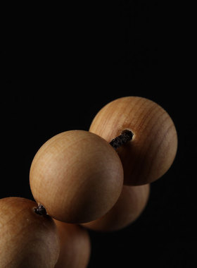 至善工艺 太行崖柏素珠手链8mm108颗高油性木珠佛珠男女时尚款