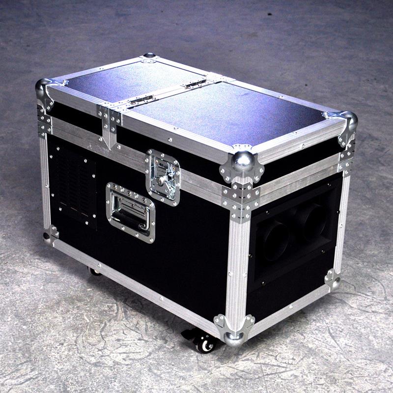 适配3000W舞台婚庆T台地烟机水雾机DMX512/手动/遥控 航空箱带滚 - 图0