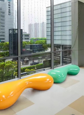 玻璃钢创意眼镜商场美陈摆件广场公园步行街落地景观休闲座椅定制