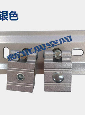 升降手搖晾衣架转向轮晒衣架万向轮转角器轮子滑轮配件通用双杆式