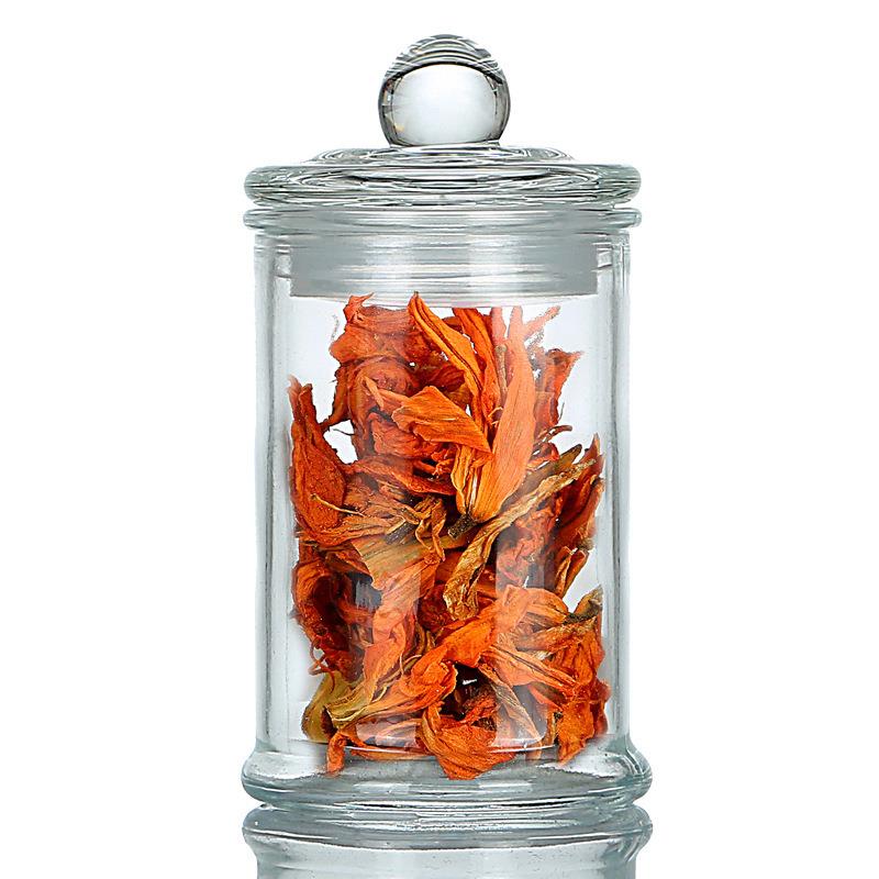 Tea cans, large-capacity sealed glass jars, scented tea, grain storage jars, moisture-proof large wine bottle storage jars