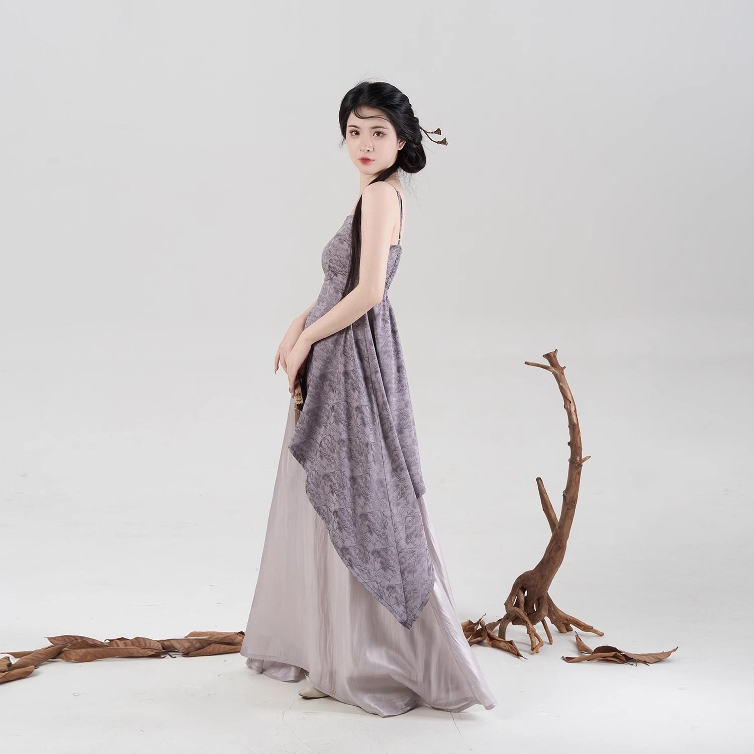 燕尾蝶织造司原创新中式国风丝光提花吊带连衣裙女两件套刺绣外衫,淘宝优惠券,粉丝福利购,淘宝优惠卷